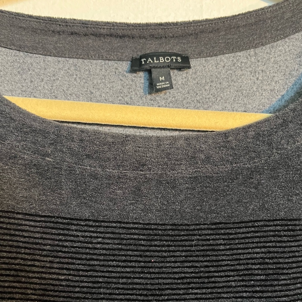 Talbots velour top size medium. Comes with matching gray velour pants/leggings